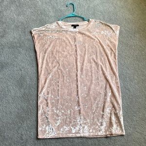 Super cute velvet shirt dress